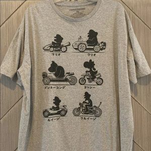 Nintendo Mario Kart Kanji Graphic T Shirt